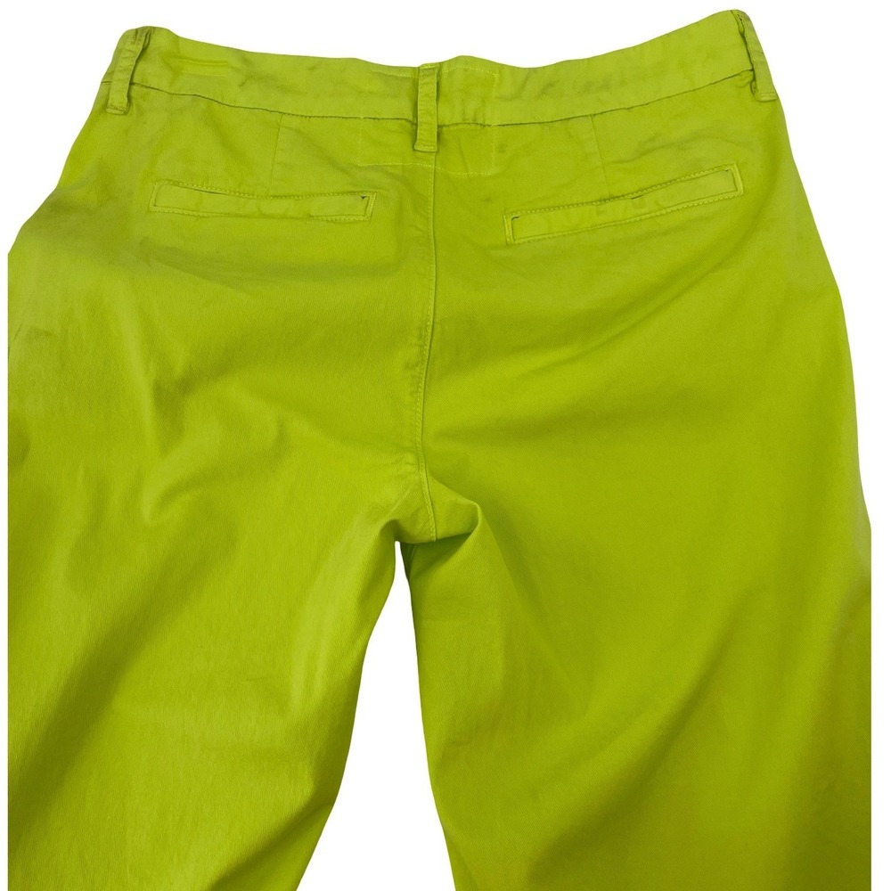 Frank & Eileen Women's Pants Westport Lime Green Cotton Size 4 - Picture 7 of 7